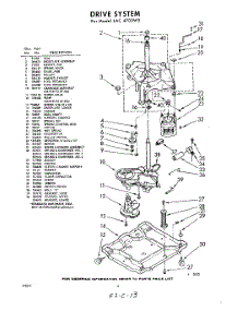 06 - Drive parts for Whirlpool Washer LAC4700W5 / from AppliancePartsPros.com