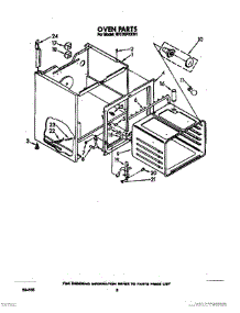 06 - Oven (Continued) parts for Whirlpool Range RF375PXXN1 / from AppliancePartsPros.com
