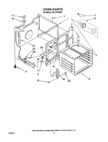06 - Oven parts for Whirlpool Range RF375PXXN2 / from AppliancePartsPros.com