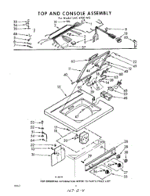 04 - Top And Console parts for Whirlpool Washer LAC4900W3 / from AppliancePartsPros.com