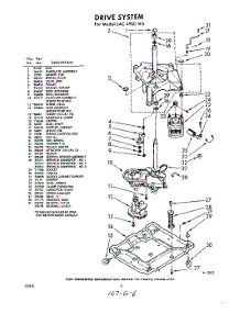 06 - Drive System parts for Whirlpool Washer LAC4900W3 / from AppliancePartsPros.com