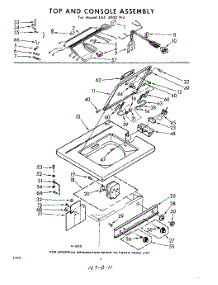04 - Top And Console parts for Whirlpool Washer LAC4900W4 / from AppliancePartsPros.com