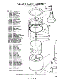 07 - Tub And Basket parts for Whirlpool Washer LAC4900W4 / from AppliancePartsPros.com