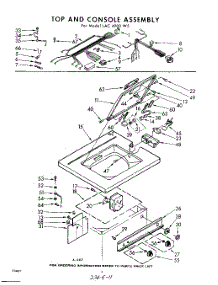 04 - Top And Console parts for Whirlpool Washer LAC4900W5 / from AppliancePartsPros.com