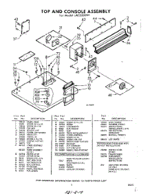 03 - Section parts for Whirlpool Dryer LAE3200W1 / from AppliancePartsPros.com