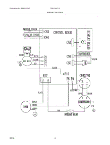 04 - Wiring Diagram parts for Frigidaire Air Conditioner CRA124HT10 / from AppliancePartsPros.com