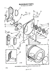 04 - Bulkhead parts for Whirlpool Dryer LAE4900W0 / from AppliancePartsPros.com