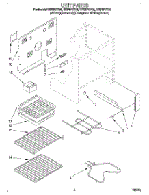 03 - Unit, Lit / Optional parts for Whirlpool Range RF375PXYN2 / from AppliancePartsPros.com