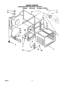 05 - Oven parts for Whirlpool Range RF375PXYQ1 / from AppliancePartsPros.com