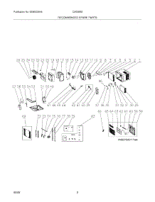 03 - Recommended Spare Parts parts for Frigidaire Air Conditioner CAE25ESR16 from AppliancePartsPros.com