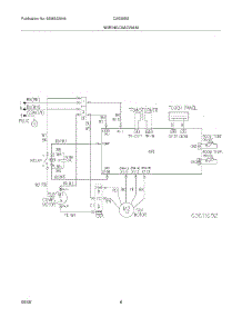 06 - Wiring Diagram parts for Frigidaire Air Conditioner CAE25ESR16 from AppliancePartsPros.com