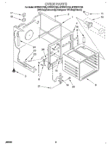 05 - Oven parts for Whirlpool Range RF375PXYQ2 / from AppliancePartsPros.com