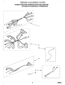 06 - Wiring Harness parts for Whirlpool Range RF375PXYQ2 / from AppliancePartsPros.com