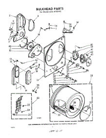04 - Bulkhead parts for Whirlpool Dryer LAE4920W2 / from AppliancePartsPros.com