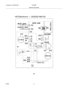 04 - Wiring Diagram parts for Frigidaire Air Conditioner CAE25ESRB / from AppliancePartsPros.com