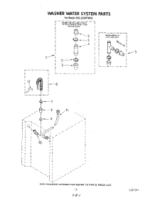 12 - Washer Water System parts for Kitchenaid Washer Dryer Combo KELC500TAL0 / from AppliancePartsPros.com