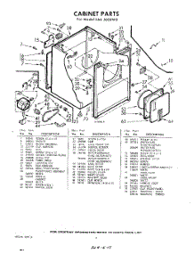 02 - Section parts for Whirlpool Dryer LAE5000W0 / from AppliancePartsPros.com