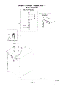12 - Washer Water System parts for Kitchenaid Washer Dryer Combo KELC500THT1 / from AppliancePartsPros.com