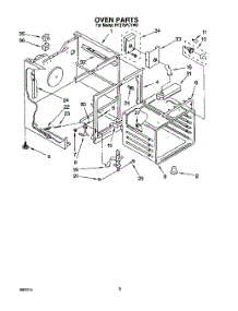 06 - Oven parts for Whirlpool Range RF376PCYN0 / from AppliancePartsPros.com