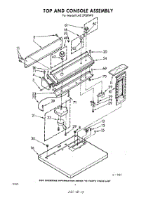 03 - Section parts for Whirlpool Dryer LAE5700W0 / from AppliancePartsPros.com