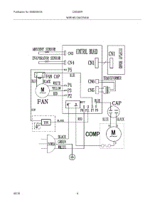 04 - Wiring Diagram parts for Frigidaire Air Conditioner CAE29ER0 / from AppliancePartsPros.com