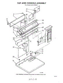 03 - Section parts for Whirlpool Dryer LAE5700W1 / from AppliancePartsPros.com