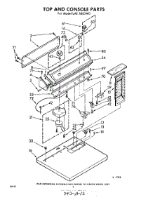 02 - Section parts for Whirlpool Dryer LAE5800W0 / from AppliancePartsPros.com