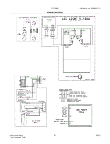 19 - Wiring Diagram parts for Frigidaire Refrigerator CFD28WIWB / from AppliancePartsPros.com