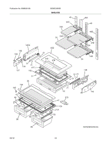 09 - Shelves parts for Frigidaire Refrigerator EI23BC65KS5 / from AppliancePartsPros.com