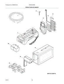 17 - Fresh Food Ice Maker parts for Frigidaire Refrigerator EI23BC65KS5 / from AppliancePartsPros.com