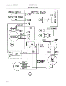 04 - Wiring Diagram parts for Frigidaire Air Conditioner CAE29ERR410A10 / from AppliancePartsPros.com