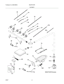 05 - Burner parts for Frigidaire Range E36GF76GPS / from AppliancePartsPros.com