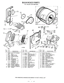 05 - Bulkhead parts for Whirlpool Dryer LAE8810W0 / from AppliancePartsPros.com
