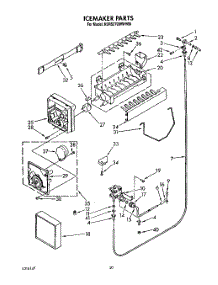 13 - Icemaker, Lit / Optional parts for Kitchenaid Refrigerator KSRS27QWAL00 / from AppliancePartsPros.com