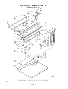 02 - Section parts for Whirlpool Dryer LAG6571W0 / from AppliancePartsPros.com