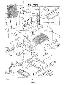 10 - Unit parts for Kitchenaid Refrigerator KSRT22DTAL00 / from AppliancePartsPros.com