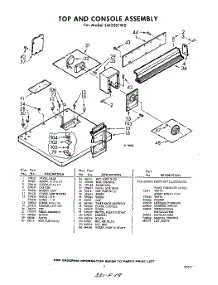 03 - Section parts for Whirlpool Dryer LAI3201W0 / from AppliancePartsPros.com