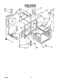 06 - Oven parts for Whirlpool Range RF376PXYQ0 / from AppliancePartsPros.com