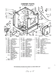 03 - Section parts for Whirlpool Dryer LAI5001W0 / from AppliancePartsPros.com