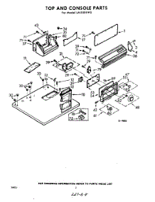 02 - Section parts for Whirlpool Dryer LAI5501W0 / from AppliancePartsPros.com