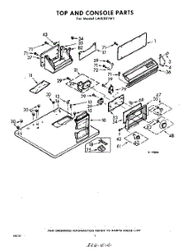 02 - Section parts for Whirlpool Dryer LAI5501W1 / from AppliancePartsPros.com