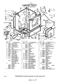 04 - Section parts for Whirlpool Dryer LAI5501W1 / from AppliancePartsPros.com