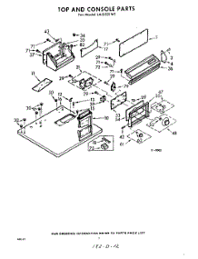 02 - Section parts for Whirlpool Dryer LAI5521W1 / from AppliancePartsPros.com