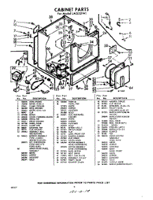 04 - Section parts for Whirlpool Dryer LAI5521W1 / from AppliancePartsPros.com