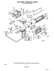 02 - Section parts for Whirlpool Dryer LAI5521W2 / from AppliancePartsPros.com