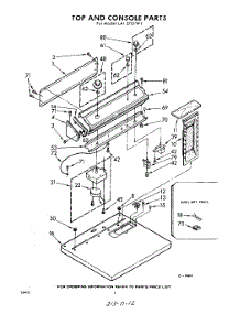 02 - Section parts for Whirlpool Dryer LAI5701W1 / from AppliancePartsPros.com