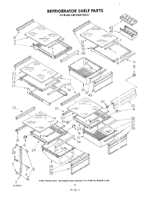 08 - Refrigerator Shelf , Lit / Optional parts for Kitchenaid Refrigerator KSRT26DTPL00 / from AppliancePartsPros.com