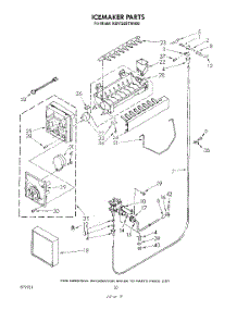 11 - Icemaker parts for Kitchenaid Refrigerator KSRT26DTTO00 / from AppliancePartsPros.com