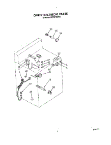 05 - Oven Electrical parts for Whirlpool Range SF370PEWN0 / from AppliancePartsPros.com