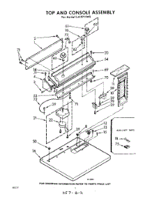 02 - Top And Console parts for Whirlpool Dryer LAI5911W0 / from AppliancePartsPros.com